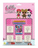 Opakowanie Pieczątki LOL blister z 5 pieczątkami