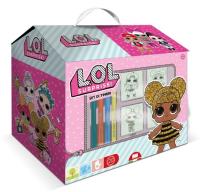 Opakowanie Pieczątki LOL kreatywny zestaw domek