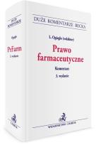 Okładka książki Prawo farmaceutyczne Komentarz