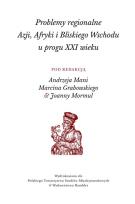 Opakowanie Problemy regionalne  Azji, Afryki i Bliskiego Wschodu  u progu XXI wieku