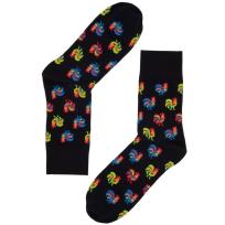 Opakowanie Skarpety damskie - roz. 38-40 koguty czarne