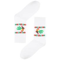 Opakowanie Skarpety męskie - roz. 41-43 kogut łowicki białe