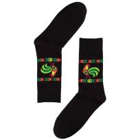 Opakowanie Skarpety męskie - roz. 41-43 kogut łowicki czarne