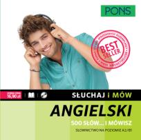 Okładka książki Słuchaj i mów angielski 500 słów +CD