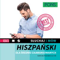 Okładka książki Słuchaj i mów hiszpański kurs średnio zaawansowany +CD