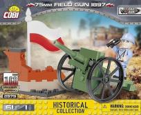 Opakowanie Small Army Field Gun 1897 francuska armata polowa