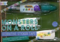 Opakowanie Taśma samoprzylepna dekoracyjna Potworki 3 taśmy
