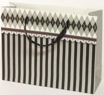 Opakowanie Torba prezentowa M paski 0307-03