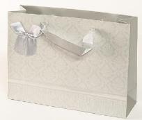 Opakowanie Torba prezentowa M srebrna 0038-01