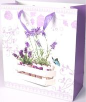 Opakowanie Torebka prezentowa L lawenda 0283-03