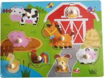 Opakowanie Układanka drewniana Farma mała
