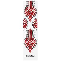 Opakowanie Zakładka do książki podhalańska biała FOLKSTAR