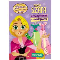 Okładka książki Zaplątani Serial  Moja Szafa Zmazywanki z naklejkami