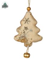 Opakowanie Zawieszka Choinka z dzwonkiem 15 cm
