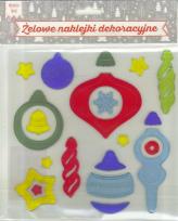 Opakowanie Żelowe naklejki dekoracyjne - BN bombki