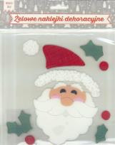 Opakowanie Żelowe naklejki dekoracyjne - BN Mikołaj 2