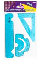 Opakowanie Zestaw geometryczny elastyczny niebieski STRIGO