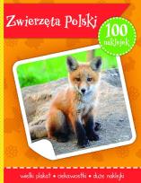 Okładka książki Zwierzęta Polski książeczka z plakatem i 100 naklejek