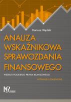 Okładka książki Analiza wskaźnikowa sprawozdania finansowego według polskiego prawa bilansowego