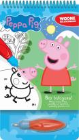 Okładka książki BEZ BAŁAGANU WODNE KOLOROWANIE BEZ BAŁAGANU ŚWINKA PEPPA