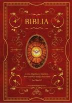Okładka książki Biblia z obwolutą - wizerunek Ducha Święteg