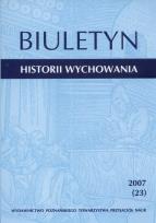 Opakowanie Biuletyn Historii Wychowania 2007 (23)