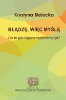 Okładka książki Błądzę, więc myślę.