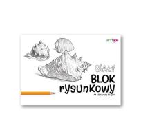 Opakowanie Blok rysunkowy biały A4/20K (10szt) STRIGO