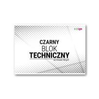 Opakowanie Blok techniczny czarny A4/10K (10szt) STRIGO
