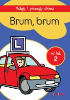 Okładka książki BRUM BRUM MALUJĘ I POZNAJĘ SŁOWA