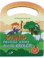Okładka książki Dawid, pasterz, który został królem + CD gra Dawid
