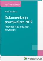 Okładka książki Dokumentacja pracownicza 2019