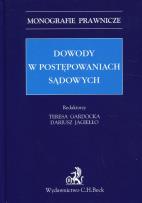 Opakowanie Dowody w postępowaniach sądowych