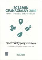 Okładka książki Egzamin gimnazjalny - Testy przyrod. 2018 OPERON