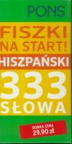 Okładka książki Fiszki na start! 333 słowa Hiszpański