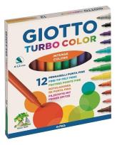 Okładka książki Giotto Flamastry Turbo Color 12 sztuk