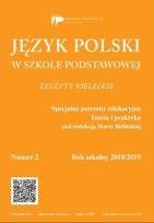 Okładka książki Język polski w szkole podstawowej nr 2 2018/2019