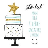 Opakowanie Karnet UK 7953 - Urodziny. Gwiazdka