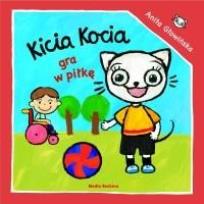 Okładka książki Kicia Kocia gra w piłkę
