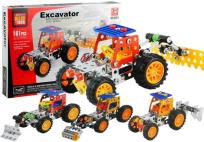Opakowanie Klocki Konstrukcyjne 4 w 1 Pojazdy Budowlane