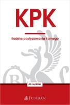 Okładka książki KODEKS POSTĘPOWANIA KARNEGO WYD. 43