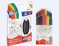 Opakowanie Kredki Super Soft 36 kolorów ostrz. trójk.FIORELLO