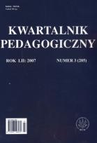 Opakowanie Kwartalnik pedagogiczny nr 3 2007