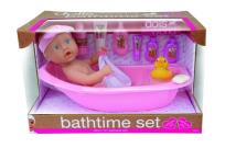 Opakowanie Lalka bobas set do kąpieli z wanną akcesoria