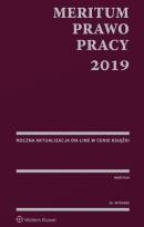 Okładka książki MERITUM Prawo pracy 2019
