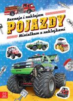 Okładka książki Minialbum z naklejkami. Poznaję i naklejam pojazdy