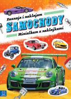 Okładka książki Minialbum z naklejkami. Poznaję i naklejam samoch.