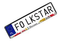Opakowanie Nakładka na tablicę rejestracyjną Warszawa symbole