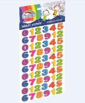 Opakowanie Naklejki wypukłe cyferki GR-NP138 FIORELLO