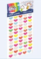 Opakowanie Naklejki wypukłe serca GR-NP145 FIORELLO